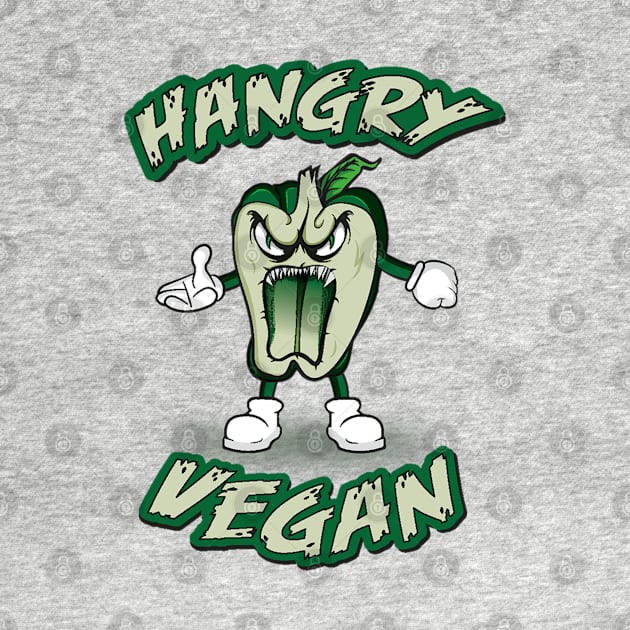 Hungry vegan monster by megadeisgns